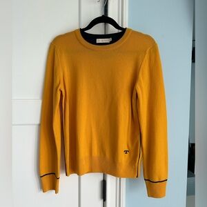 Tory Burch Lightweight Yellow-Orange Sweater